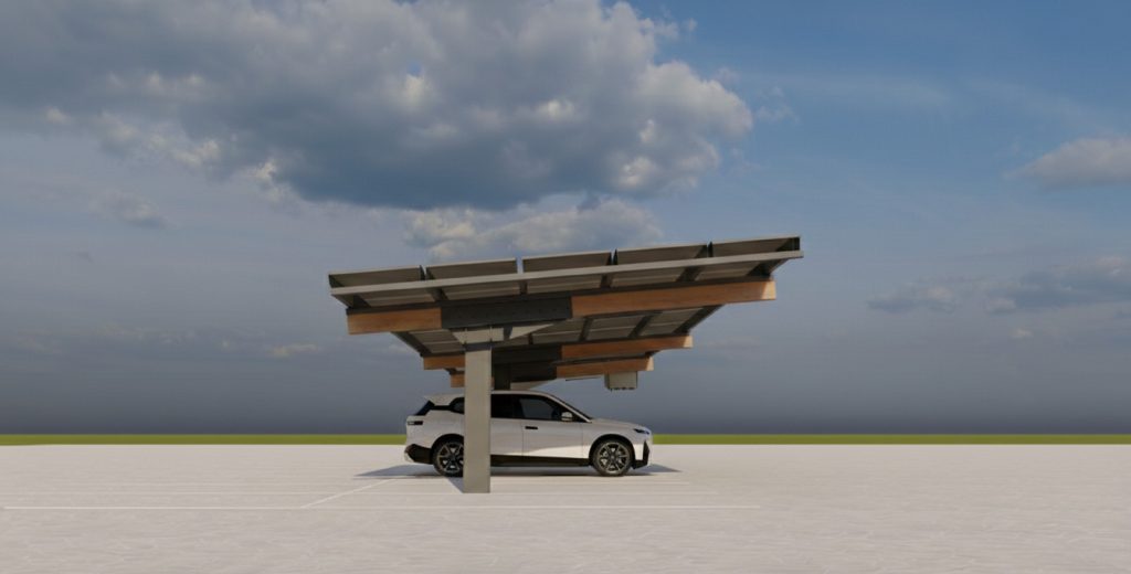 Rendering PV Carport