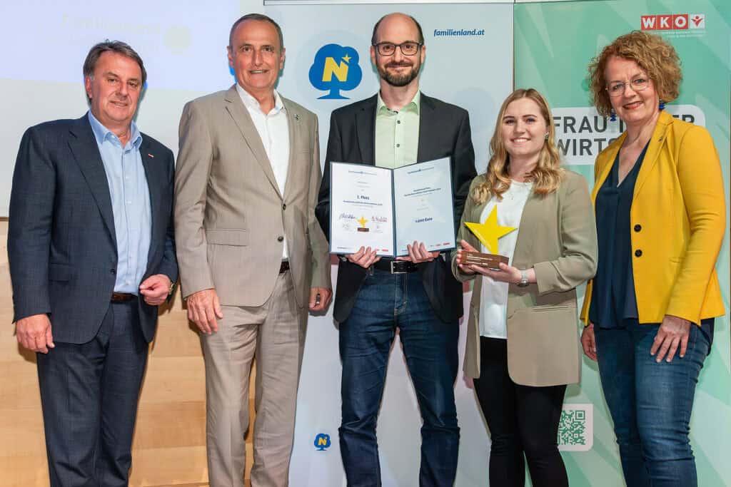 Auszeichnung Familienfreundlichster Mittelbetrieb 2026